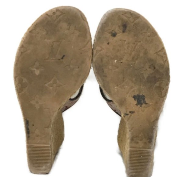LOUIS VUITTON  Monogram sandals Original - Picture 3 of 4
